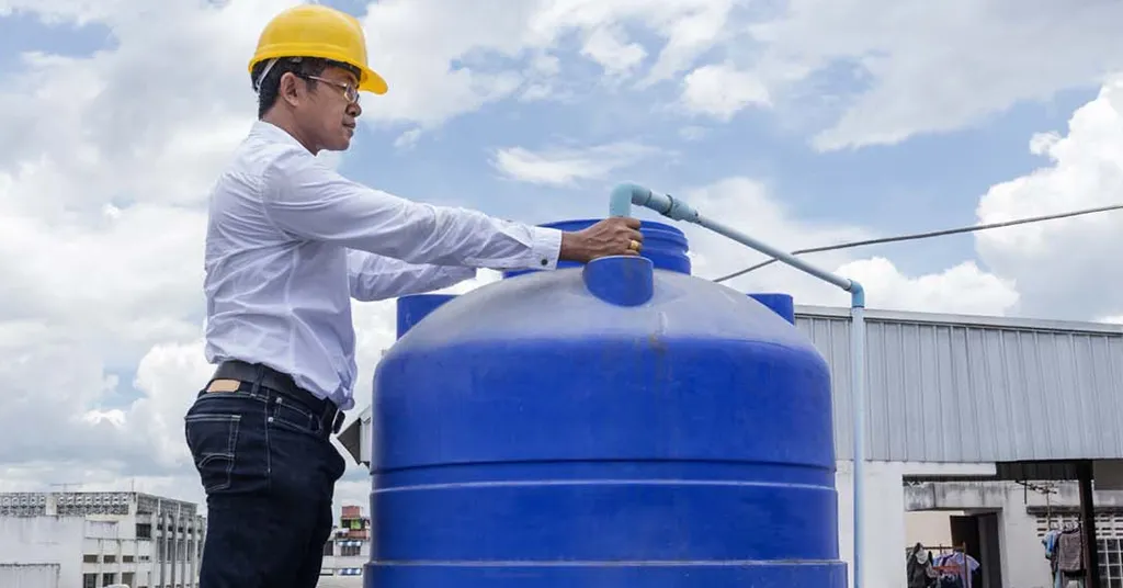 Upah Cuci Tangki Air Rumah Terkini