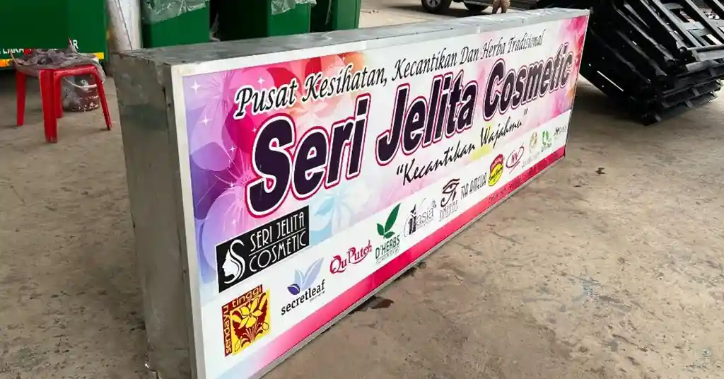 Harga Papan Tanda Kedai Terkini