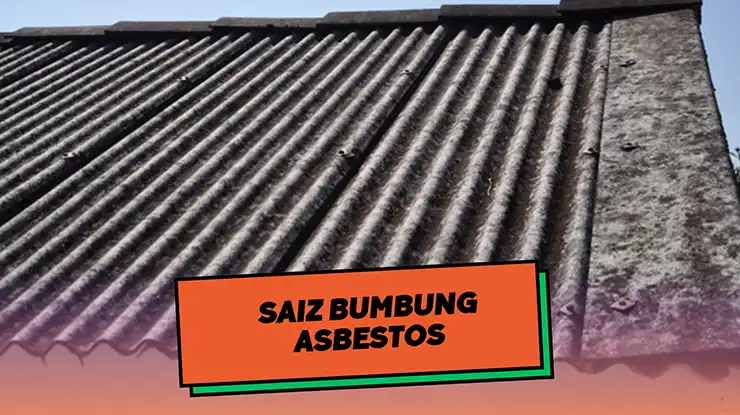 Saiz Bumbung Asbestos