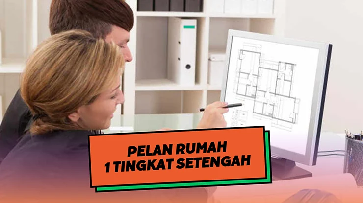 Pelan Rumah 1 Tingkat Setengah