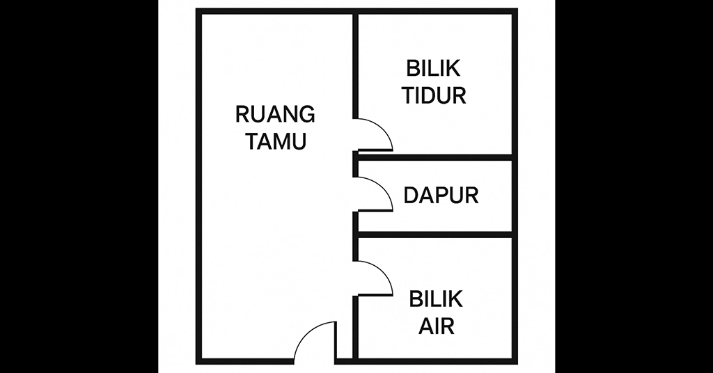 Pelan Lantai Ringkas untuk Rujukan