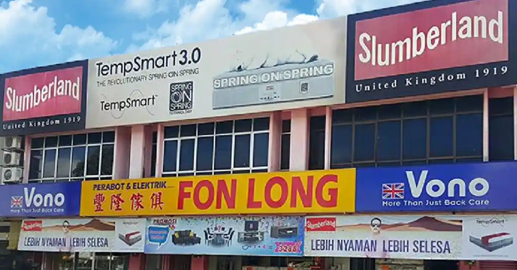 12. Perabot & Elektrik Fon Long Main Showroom