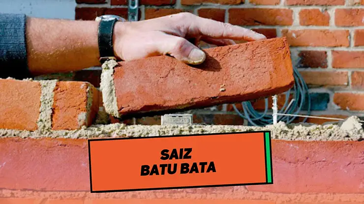Saiz Batu Bata